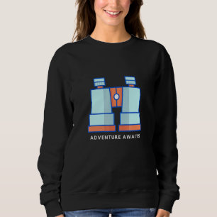 Äventyr väntar binokulärt t shirt