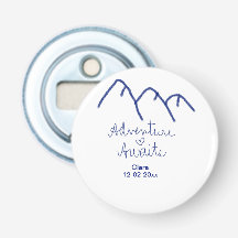 Äventyr väntar blå berg hjärta lägg till namn