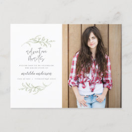 Äventyr väntar examensfest foto inbjudan