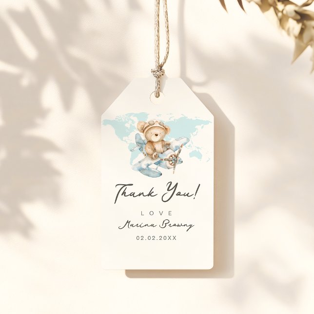 Äventyr väntar, Flying Bear Airplane Presentetikett (Skapare uppladdad)