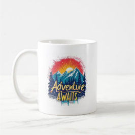 Äventyr Väntar Kaffemugg