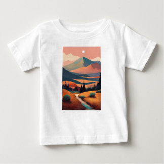 Äventyr väntar: Kids T-Shirt med bergsmark