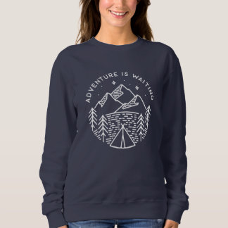 Äventyr väntar kvinna Raglantröjan T-shirt