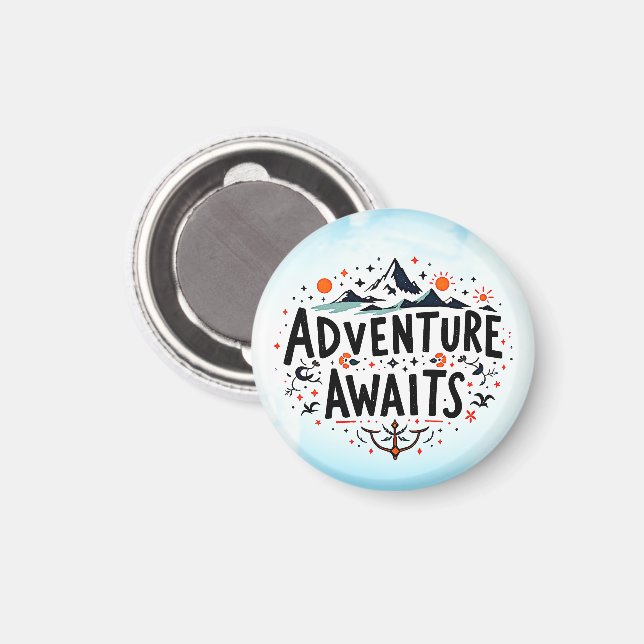Äventyr väntar magnet (Front/Back)