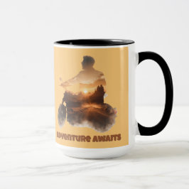 "Äventyr väntar"  Mugg