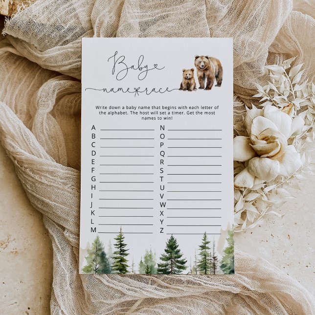 Äventyr väntar på babyduschspel för barn i baby na (Skapare uppladdad)