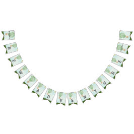 Äventyr väntar på babyskor|Anpassat namn och datum Vimplar