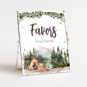 Äventyr väntar på bergsförmåner poster