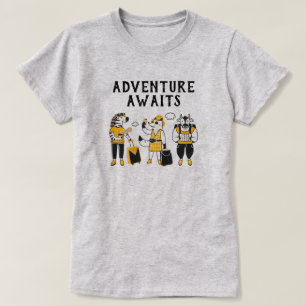 Äventyr väntar på djur T-Shirt