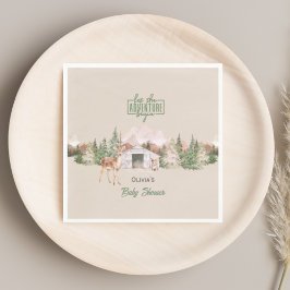 Äventyr väntar på Grönten Bebisdusch för bergskabb Pappersservett