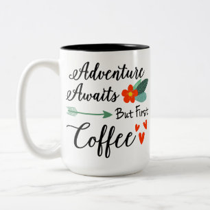 Äventyr väntar på men första kaffeodlingen Mugg