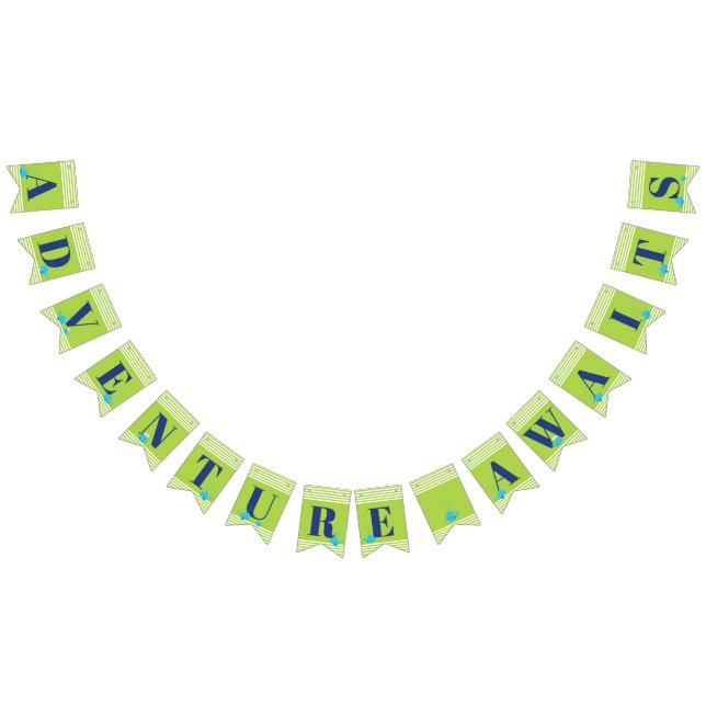 Äventyr väntar på nautisk kutkvalsskläder för späd vimplar (Alla)