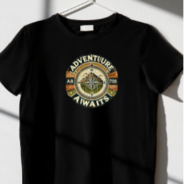 äventyr väntar på t shirt