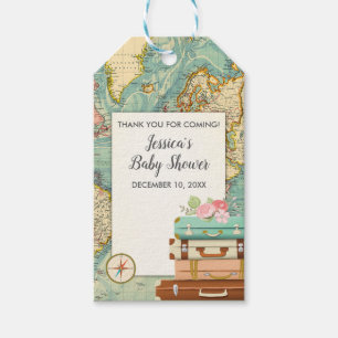 Äventyr väntar på tack för märkre Baby Shower-reso Presentetikett