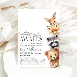 Äventyr väntar på träddjur, babyskor inbjudningar<br><div class="desc">Vi presenterar vår fantastiska inbjudan till Woodland Baby Shower - perfektens blandning av ädel baby djur, modern design och hjärtslitlig typografi, allt inlindat i ett minimalistiskt men trendig paket. Designad för dem som uppskattar enkelhetens skönhet och skogarnas charm lovar denna inbjudan att ange tonen för ett oförglömligt firande. 🐰 🦊...</div>