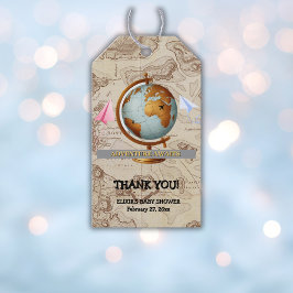 Äventyr väntar på världsmästerskapsljud för babykl presentetikett