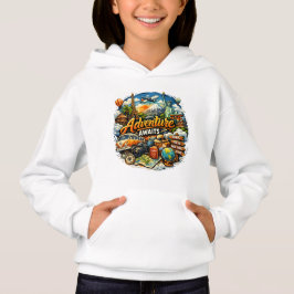 Äventyr Väntar Resekollage Vintage Semester T Shirt
