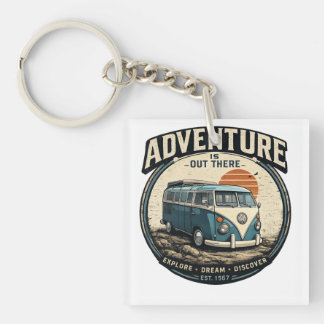 Äventyr väntar – Retro camper van grafik
