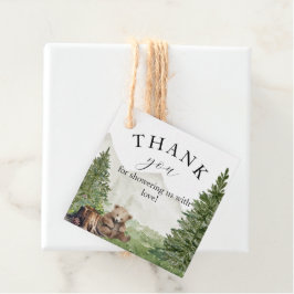 Äventyr väntar sig könsuppehållande babyskor gåvor etiketter