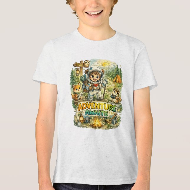 Äventyr väntar t shirt (Framsida)