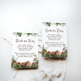 Äventyr Woodland Mushroom Fern Pojke Shower Tilläggskort