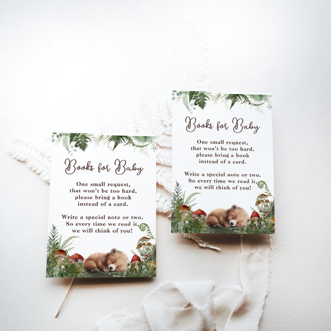 Äventyr Woodland Mushroom Fern Pojke Shower Tilläggskort (Skapare uppladdad)