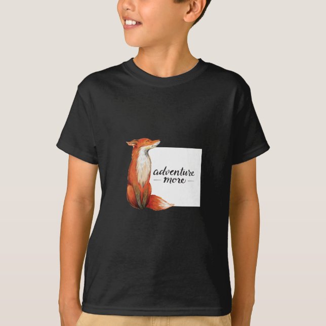 äventyra mer räv tee shirt (Framsida)