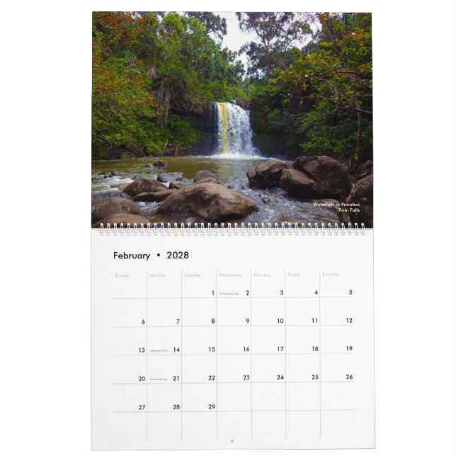 Äventyrbröder: Hawaii kalender (Feb 2028)