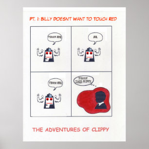 Äventyren av Clippy, Pt. 1 Poster