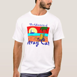 Äventyren av den tillfälliga katten t shirt