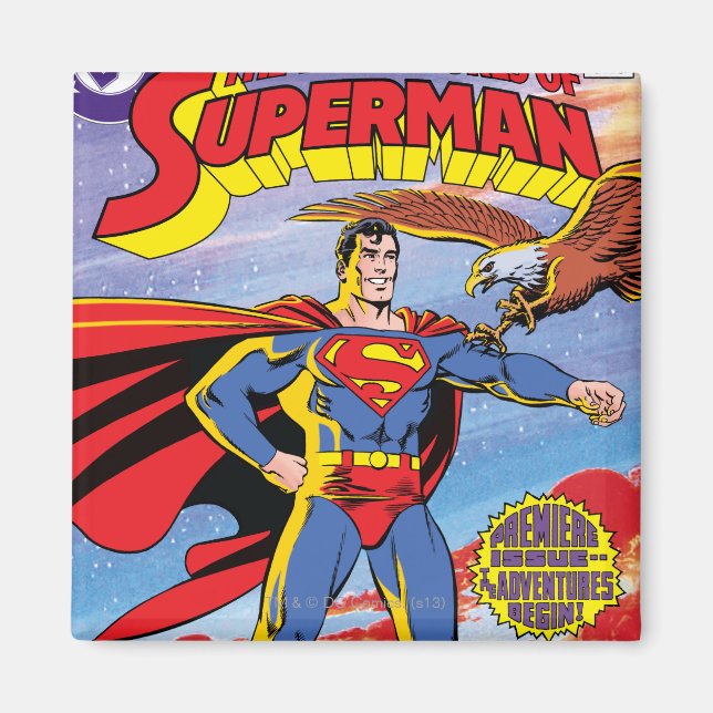 Äventyren av Superman #424 Magnet (Framsidan)