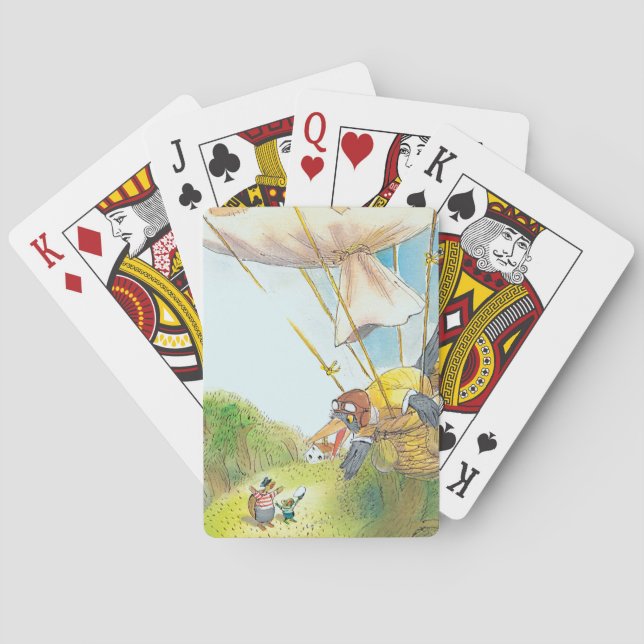 Äventyren av Ted, Ed och Caroll Kortlek (Baksidan)