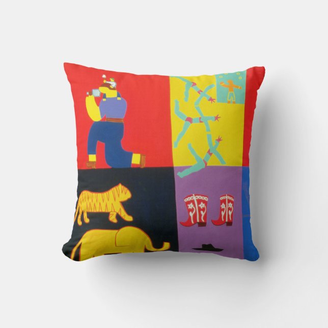 Äventyren av Tom och Luke 2002 Kudde (Framsida)