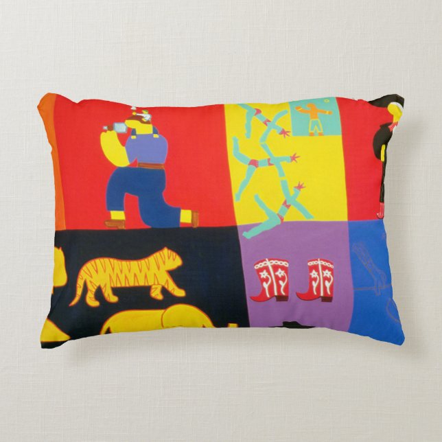 Äventyren av Tom och Luke 2002 Prydnadskudde (Framsidan)