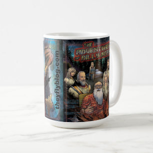 Äventyren Billy Meier Webben-Tecknad Kaffemugg