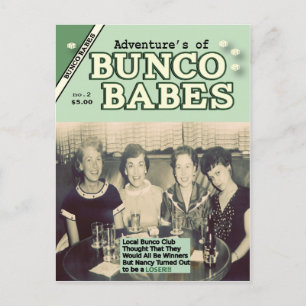 Äventyren Bunco Babes Edition #2 Inbjudan Vykort