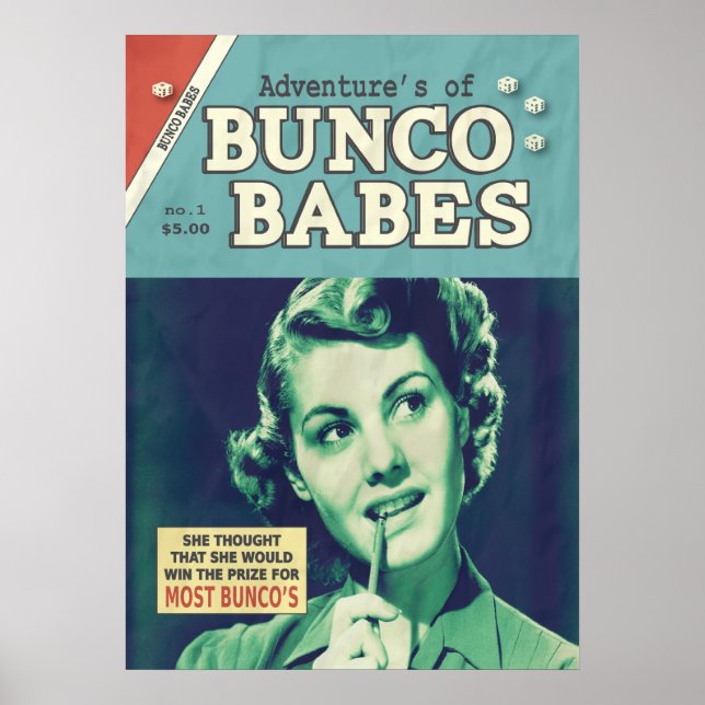 Äventyren Bunco Babes Poster (Framsidan)