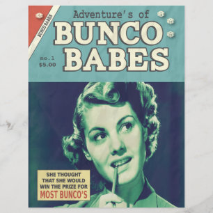 Äventyren Bunco Babes Reklamblad