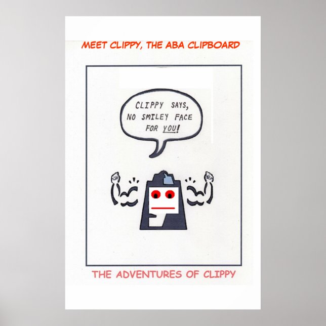 Äventyren Clippy, Meet Clippy Poster (Framsidan)