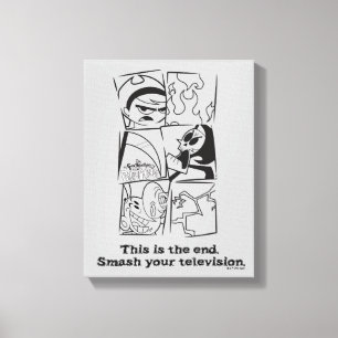 Äventyren Grim av Billy & Mandy - slutet Canvastryck