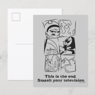 Äventyren Grim av Billy & Mandy - slutet Vykort