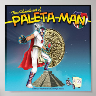 Äventyren Paleta Man Poster