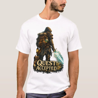 Äventyret Accepterat Fantasy Äventyrare T Shirt