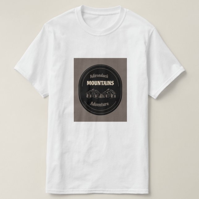 Äventyret Adirondack T Shirt (Design framsida)