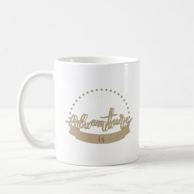 äventyret är kaffemugg (Vänster)