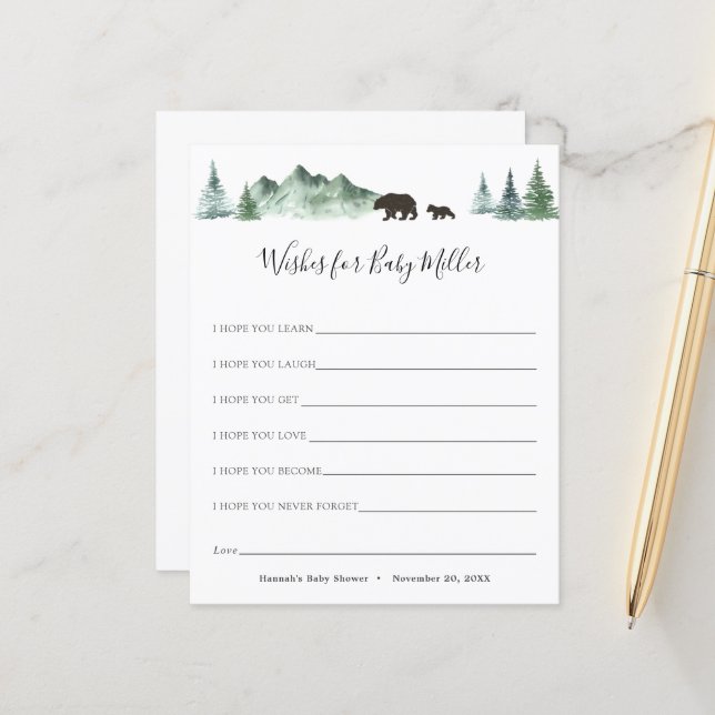 Äventyret Börjar Björn önskar för barnet (Fram/Back In Situ)