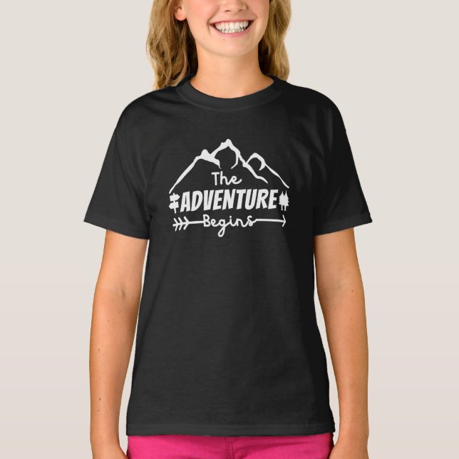 Äventyret Börjar  T Shirt (Framsida)