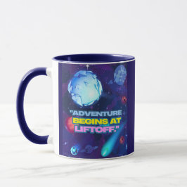 Äventyret börjar vid uppskjutning isolerad tumbler mugg