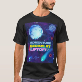 Äventyret börjar vid uppskjutning isolerad tumbler t shirt