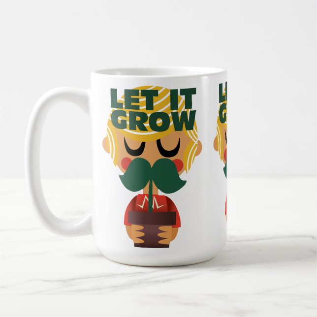 Äventyret Mustaschväxt Kaffemugg (Vänster)